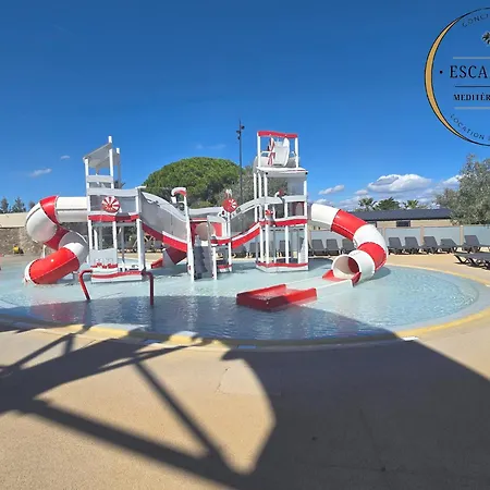 La Dolce Méditerranéenne Mobil à 200m De La 5 Etoiles Parc Aquatique Torreilles