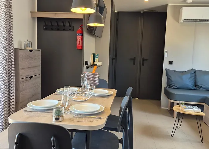 La Dolce Vita Mediterraneenne Mobil Home A 200M De La Plage Parc Aquatique Camping 5 Etoiles Les Dunes *